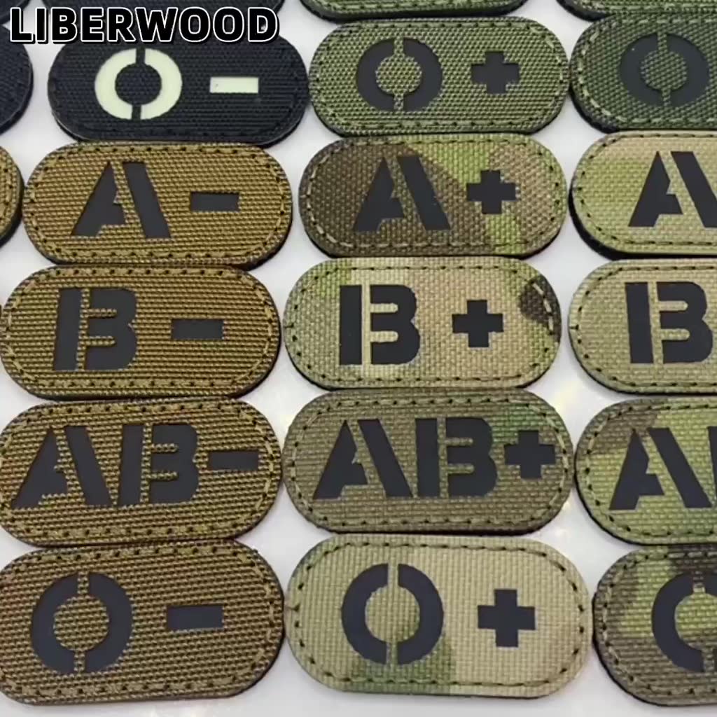 2-5-5-ซม-ir-สะท้อนแสง-a-b-ab-o-mini-blood-type-patch-rescue-glow-in-the-dark-แฟลชแพทช์สำหรับเสื้อผ้ายุทธวิธี-badge