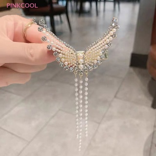 Pinkcool กิ๊บติดผม ประดับพู่ ผีเสื้อ ไข่มุก เครื่องประดับแฟชั่น สําหรับผู้หญิง