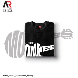 เสื้อยืดเด็กผช - AR Tees 90s คอลเลกชัน v7 วง Monkees เสื้อที่กําหนดเอง Unisex Tshirt สําหรับผู้หญิง