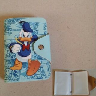 กระเป๋าใส่นามบัตร ลาย โดนัลดั๊ก Donald Duck ขนาด 3x4นิ้ว
