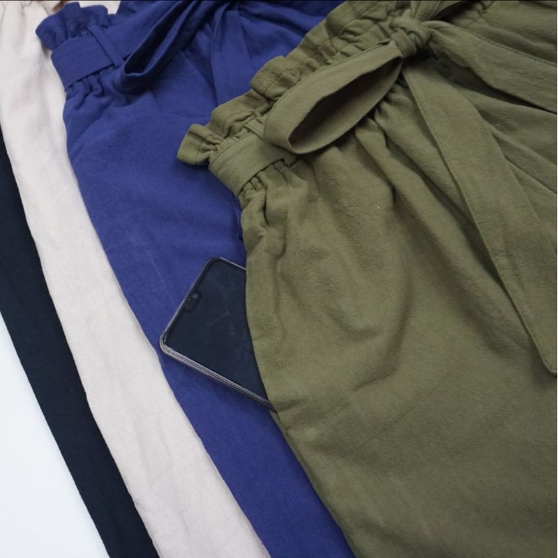 fomika-l3-กางเกงขายาว-กางเกงขายาวลินินผสมคอตตอน-กางเกงขายาวผู้หญิง