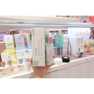 CHER SKINCARE Miracle Pore Clay Mask เฌอ สกินแคร์ โคลนมาส์ก ดูดซับความมันบนผิวหน้า