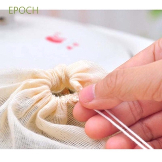 Epoch ถุงกรองชาผ้าฝ้ายมัสลินขนาด 25x20 ซม .