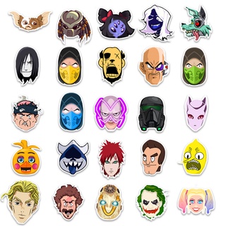 💥พร้อมส่ง💥Disney ANIME JAPAN MARIO naruto joker Villains sticker สติกเกอร์กันน้ำรูปแบบที่แตกต่างกัน 50 ชิ้น