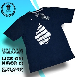 เสื้อยืด ผ้าฝ้าย พิมพ์ลาย Volcom Baju Kaos 30s Tiedye 1:1 สําหรับผู้ชาย