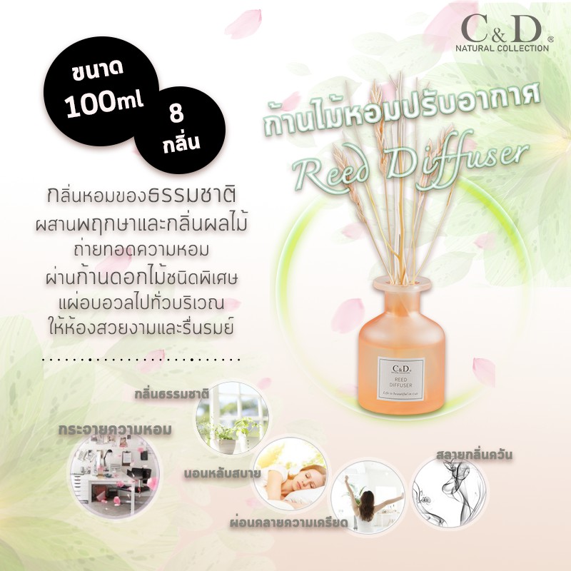 ของขวัญปีใหม่-ก้านไม้หอม-น้ำหอมปรับอากาศ-อโรม่า-modern-aroma-reed-diffuser