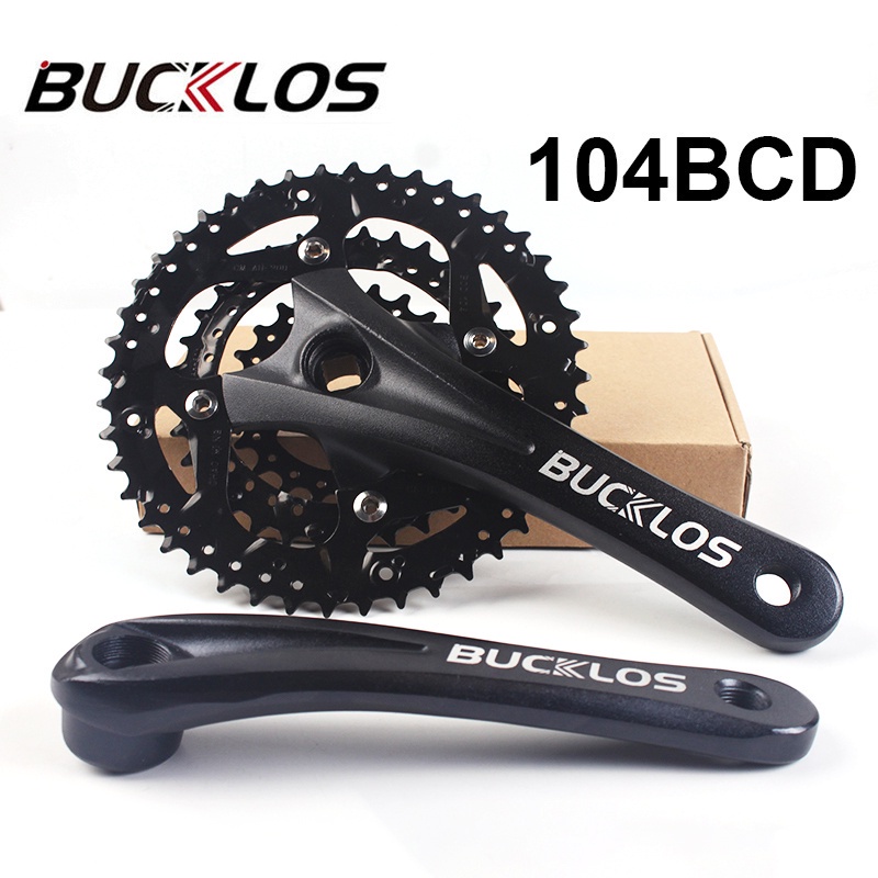bucklos-จานหน้าจักรยาน-104-bcd-mtb-crank-22t-32t-44t-ความเร็ว-3-9-ระดับ