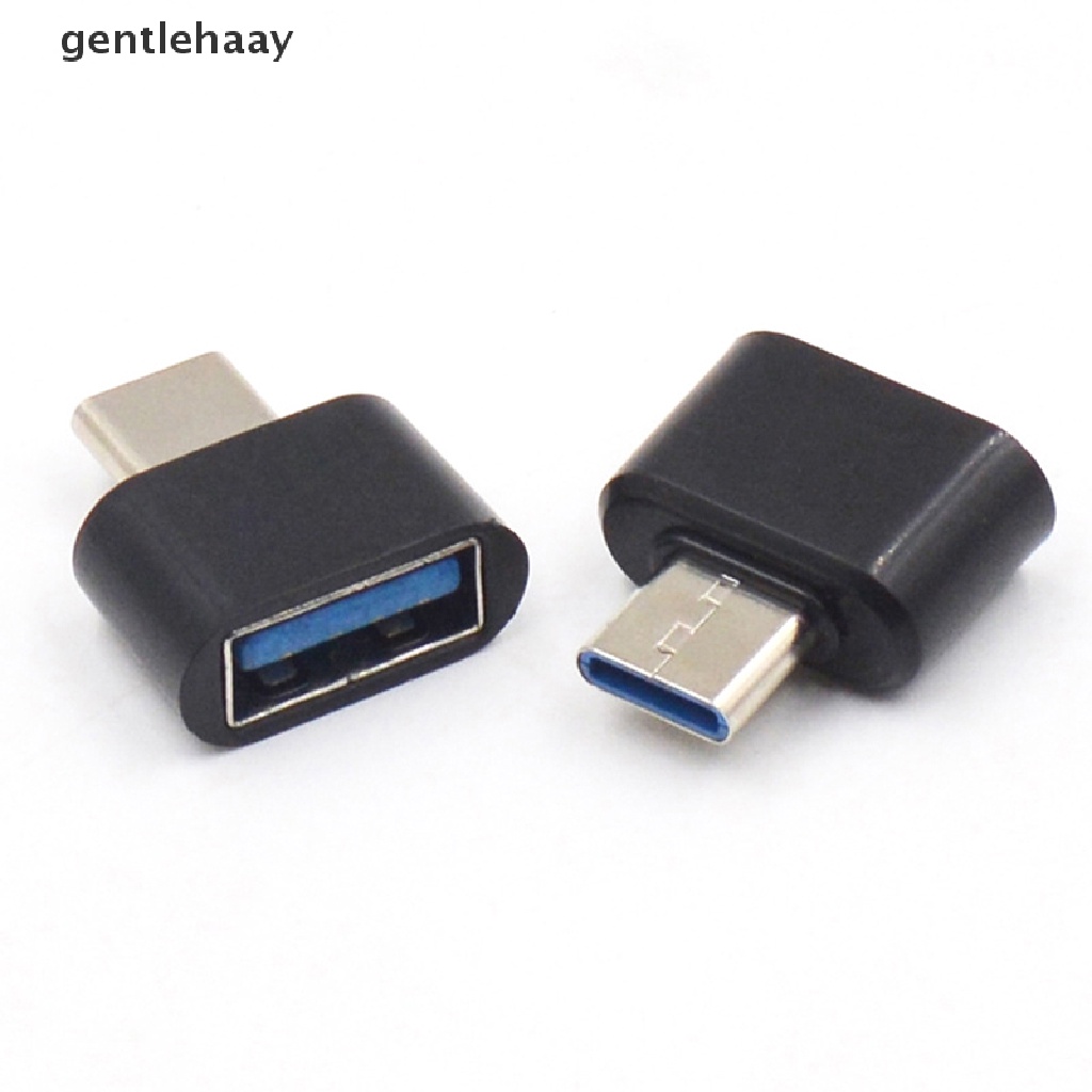 ภาพหน้าปกสินค้าGtle อะแดปเตอร์แปลงข้อมูล USB Type C ตัวผู้ เป็น USB 2.0 ตัวเมีย OTG สําหรับโทรศัพท์มือถือ 2 ชิ้น