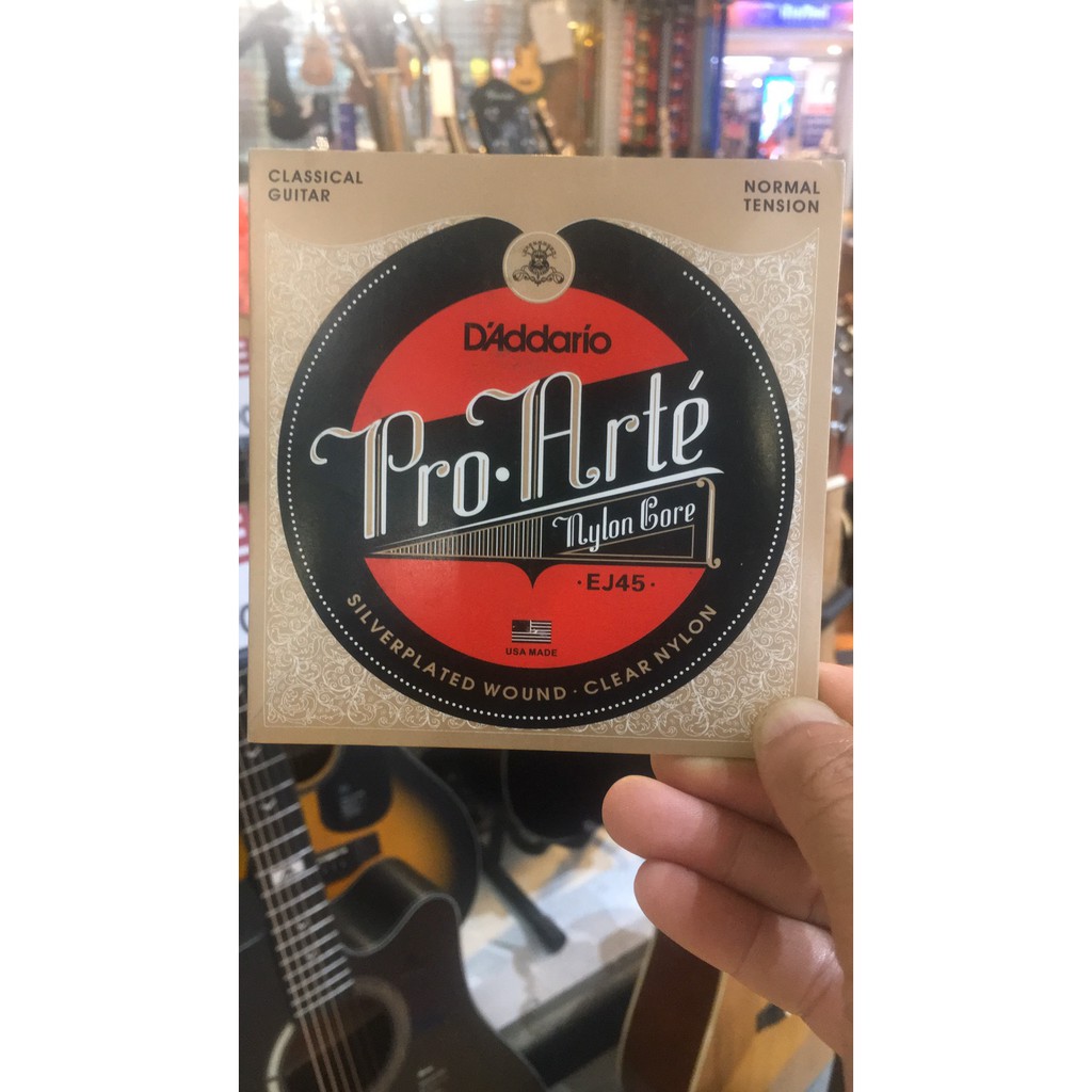 D'Addario EJ45 Pro-Arté Nylon Classical Guitar String Set, Normal - Foto 11