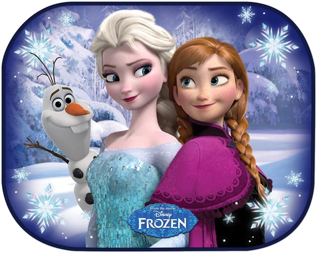 พร้อมส่ง-ม่านบังแดดลายตัวการ์ตูนสุดโปรด-eurasia-disney-frozen-folding-window-sunshades-pack-of-2