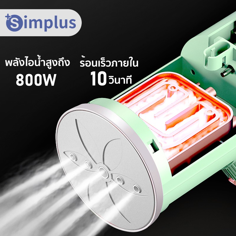 ภาพสินค้าSimplus GTJI001 เตารีดไอน้ำแบบมือถือ พับเก็บได้ ใช้ได้สำหรับการเดินทางเพื่อธุรกิจ เตารีดผ้าไอน้ำพกพา Foldable Steam iron จากร้าน simplus_officialshop บน Shopee ภาพที่ 6