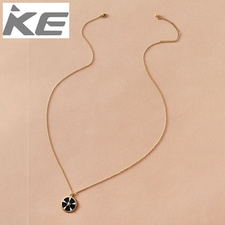 Jewelry Korean style Korean simple pearl necklace pony diamond cross single sweater chain for