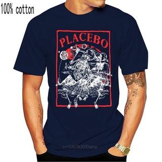 คอลูกเรือเสื้อยืดคอกลมขายดี เสื้อยืด พิมพ์ลายโครงกระดูก Placebo NMagni54PGhadg45 สไตล์คลาสสิก สําหรับผู้ชายผ้าฝ้ายแท้