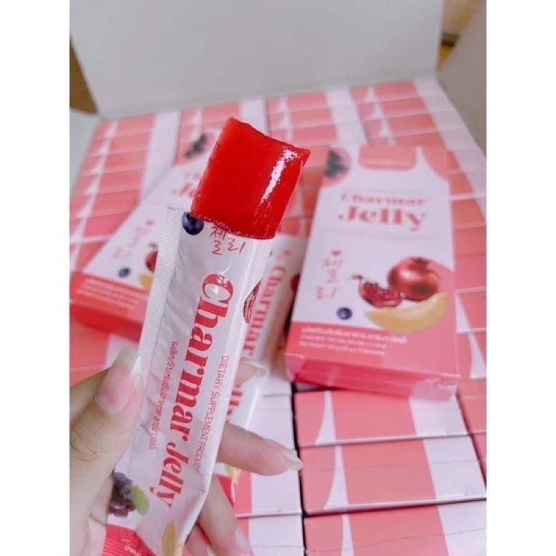 พร้อมส่ง-เจลลี่คอลลาเจน-ชาร์มมิ่ง-charmarjelly-เจลลี่คอลลาเจนบำรุงผิว-ผิวขาว