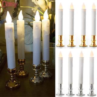 Candle Light Home Decor Holiday Display Flameless 4pcs Nightlights Lamp Tealight Romantic Birthday Accessories