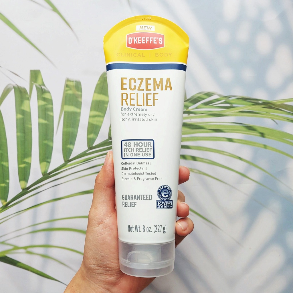 ครีมทาผิว Eczema Relief Body Cream 227g (O'Keeffe's®) สำหรับผิวแห้งมาก