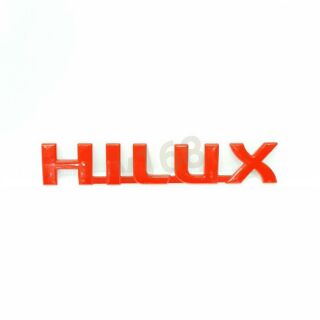 โลโก้คำว่า HILUXสีแดงใช้กับรถVigo