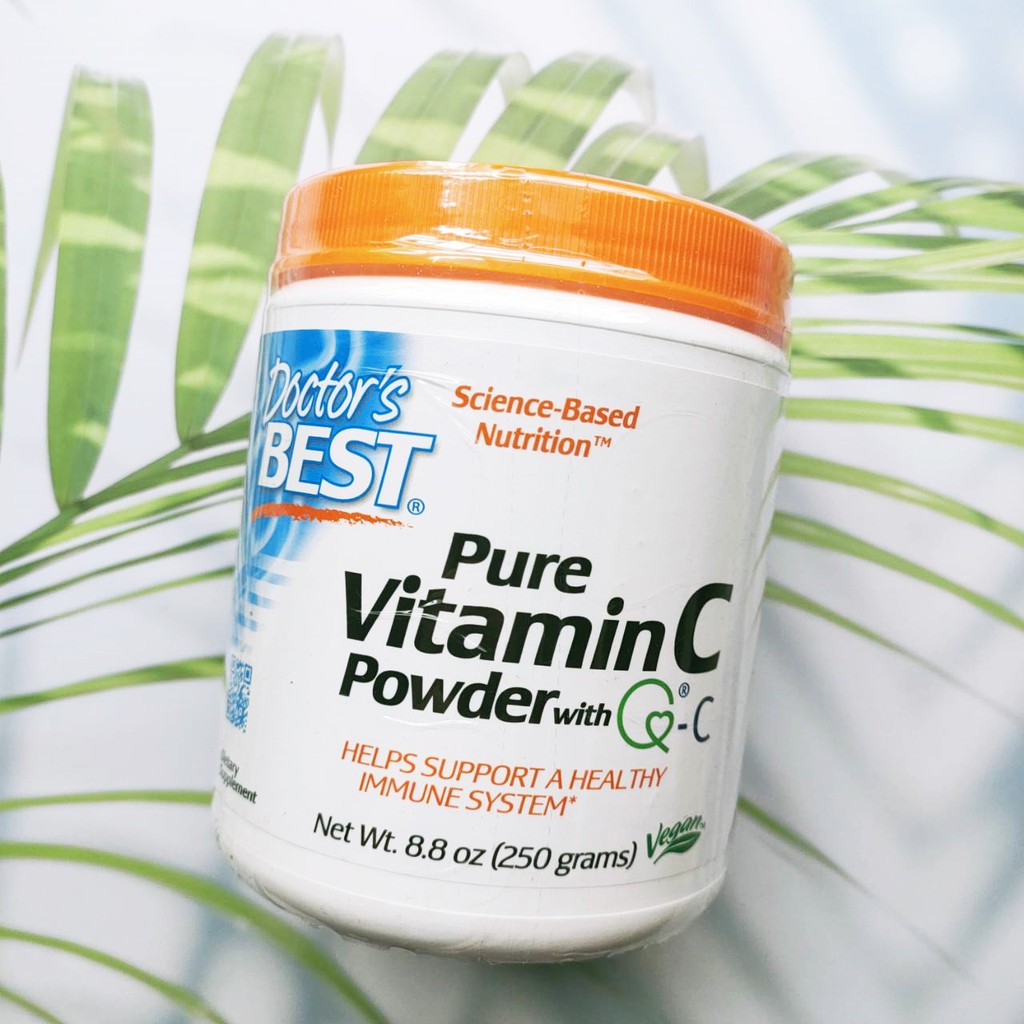 วิตามินซี แบบผง Pure Vitamin C Powder with Coc 250g (Doctor's Best