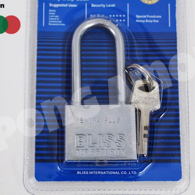 กุญแจ 40 มม. BLISS คอสั้น คอยาว ระบบลูกปืน | Shopee Thailand