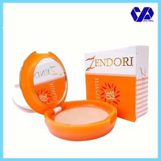 Zendori Extra Cover Foundation SPF 30 แป้งพัฟเซนโดริ ปกปิด คุมมัน กันแดด กันน้ำ 10 กรัม