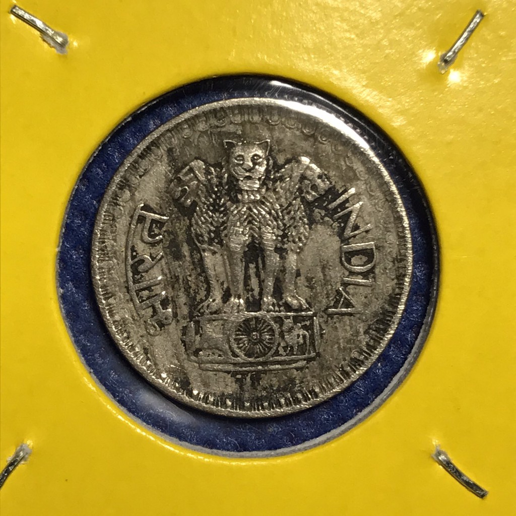 เหรียญรหัส15214-ปี-1974-อินเดีย-25-paise-เหรียญต่างประเทศ-เหรียญสะสม-เหรียญหายาก