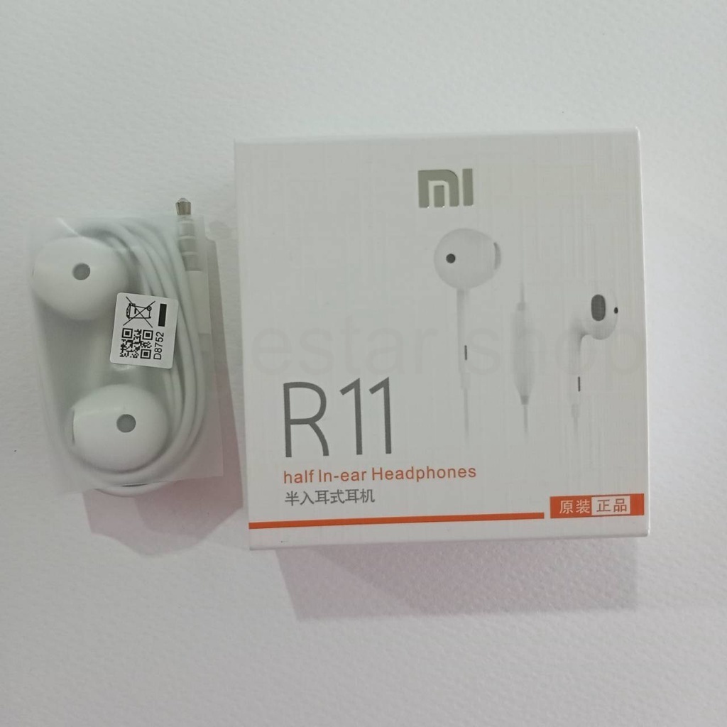 หูฟัง รุ่น R11 ใช้สำหรับ มือถือ ทุกรุ่น ได้ทั้ง IOS & Android มีไมค์ ...