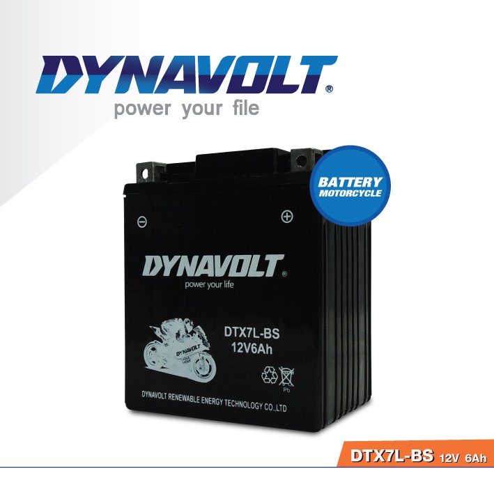แบตเตอรี่-ไดน่าโวล์ด-battery-dynavolt-dtx7l-bs-12v-6ah