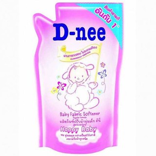 D-Dee Fabric Softener Happy Baby 600 ml. Refill bag, 6 bags