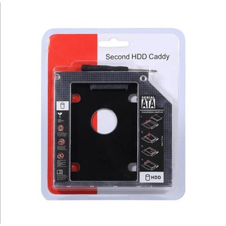 ภาพขนาดย่อของภาพหน้าปกสินค้าถาดแปลง ใส่ HDD SSD ในช่อง DVD Notebook 9.5mm Universal SATA 2nd HDD SSD Hard Drive Caddy จากร้าน pinterservice บน Shopee