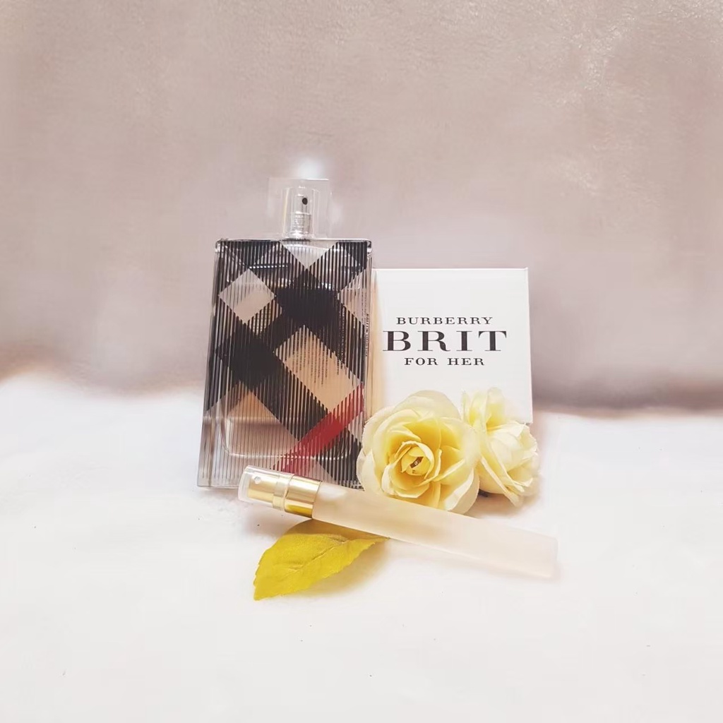 น้ำหอมแท้แบ่งขาย-10ml-burberry-brit-women-edp