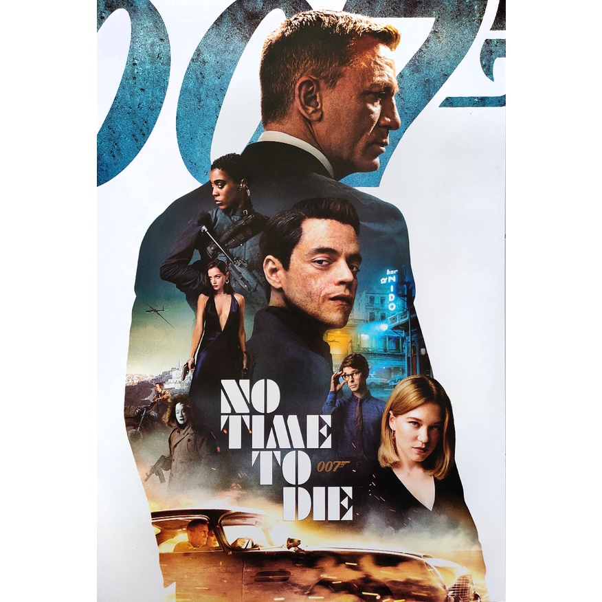 โปสเตอร์-หนัง-007-พยัคฆ์ร้ายฝ่าเวลามรณะ-no-time-to-die-2021-movie-poster-24-x35-นิ้ว-james-bond-007-daniel-craig