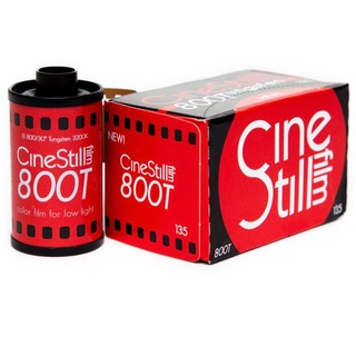 ฟิล์มสี CineStill 800 Tungsten 35mm 36exp Color Film ฟิล์มถ่ายรูป 35มม. 135 ฟิล์มหนัง ฟิล์ม 800T