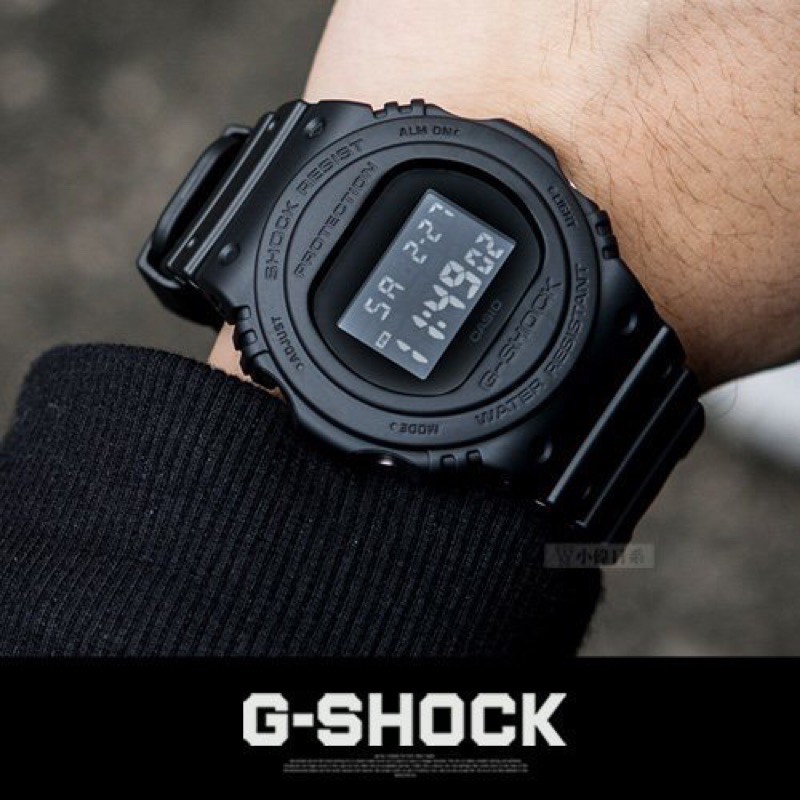 สินค้าพร้อมส่ง-g-shockdw-5750e-1bตัวเรือนสีดำสนิทรุ่นขายดีสินค้าของแท้มีใบรับประกันcmg1ปีเต็มสินค้าพร้อมกล่องคู่มือครบ