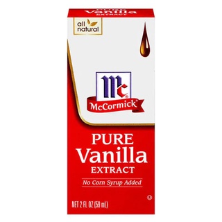 ภาพขนาดย่อของภาพหน้าปกสินค้าแม็คคอร์มิค กลิ่นวานิลลา เอ็กซ์แทรค ธรรมชาติ 100% McCormick All Natural Pure Vanilla Extract  29-59g. จากร้าน gghcorporation บน Shopee