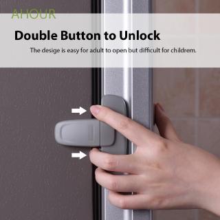 ภาพหน้าปกสินค้าAhour อุปกรณ์ล็อกประตูตู้เย็น เพื่อความปลอดภัยของเด็ก ที่เกี่ยวข้อง