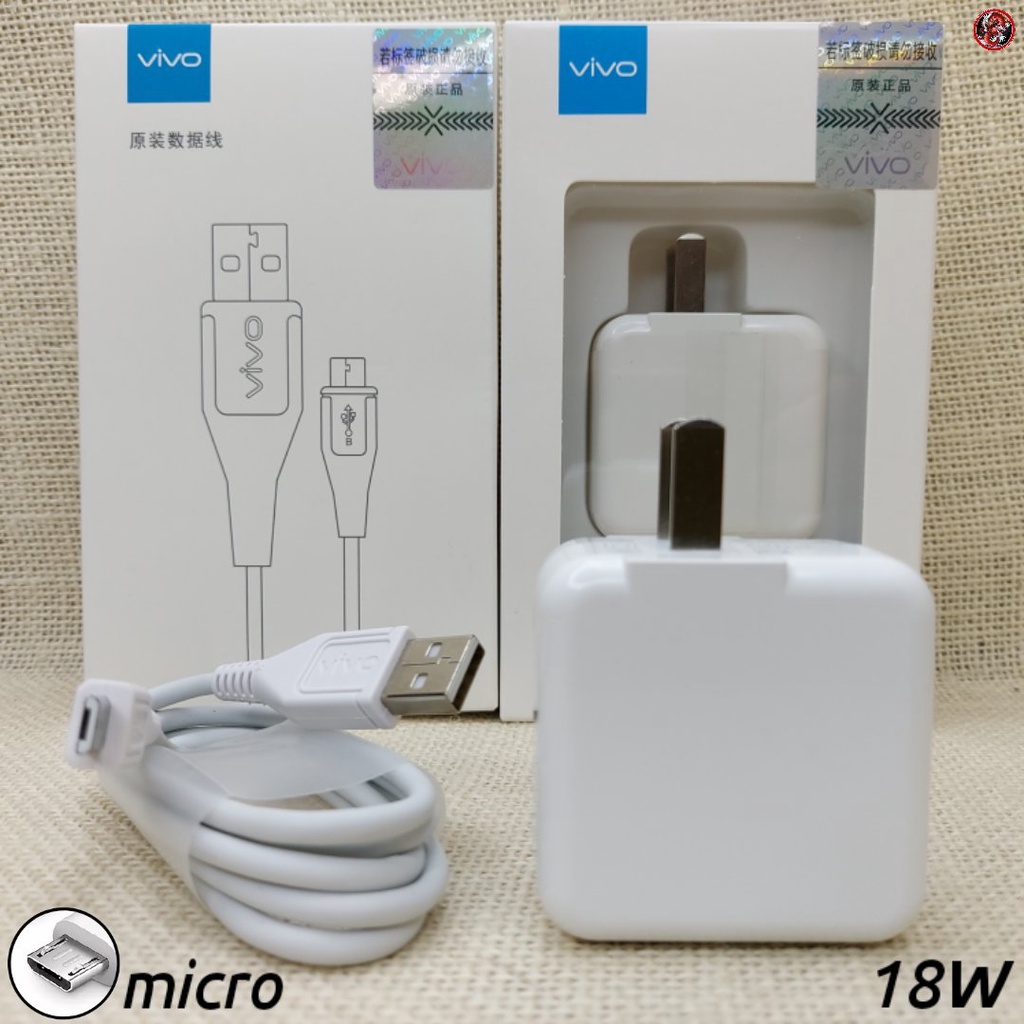 ที่ชาร์จ-vivo-v15-pro-18w-micro-สเปคตรงรุ่น-วีโว่-flash-charge-หัวชาร์จ-สายชาร์จ-2เมตร-ชาร์จเร็ว-ไว-ด่วน-ของแท้