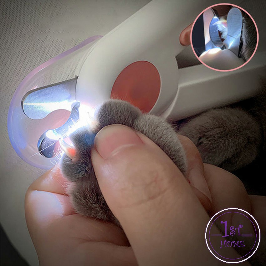 ใช้สำหรับตัดเล็บสุนัขหรือแมว-led-กรรไกรตัดเล็บสัตว์เลี้ยง-มีไฟ-led-pet-nail-scissors