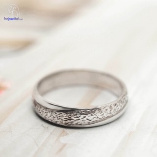 Finejewelthai แหวนเงิน-เงินแท้ 925-แหวนหมั้น-แหวนแต่งงาน-Silver-Wedding-Ring - R107500