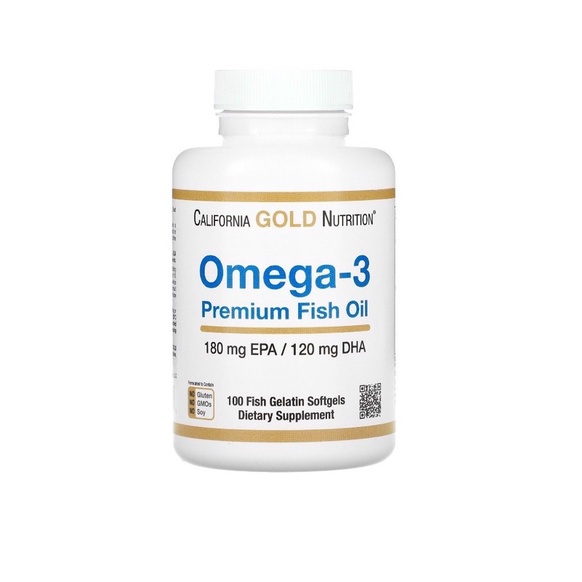 ภาพหน้าปกสินค้าCalifornia Gold Nutrition ~ น้ำมันปลา Omega-3 , Premium Fish Oil