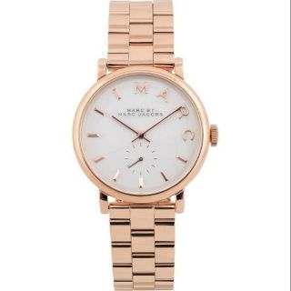 MARC BY MARC JACOBS Silver Dial Rose Gold-tone Ladies Watch