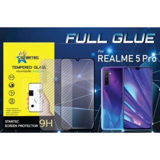 ฟิล์มกระจก Realme 5 , Realme5 Pro แบบเต็มจอ  ยี่ห้อ Startec คุณภาพดี  ทัชลื่น ปกป้องหน้าจอได้ดี ทนทาน แข็งแกร่ง ใสชัดเจน