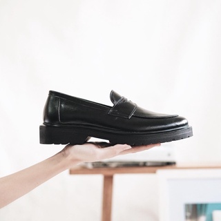 ภาพขนาดย่อของสินค้าBasic No.03 รองเท้าหนังแท้ทรงคลาสสิค Loafers ดีไซน์เรียบง่าย พื้นหนาสูงทรงเท่ห์ น้ำหนักเบาหนังนิ่มใส่สบาย