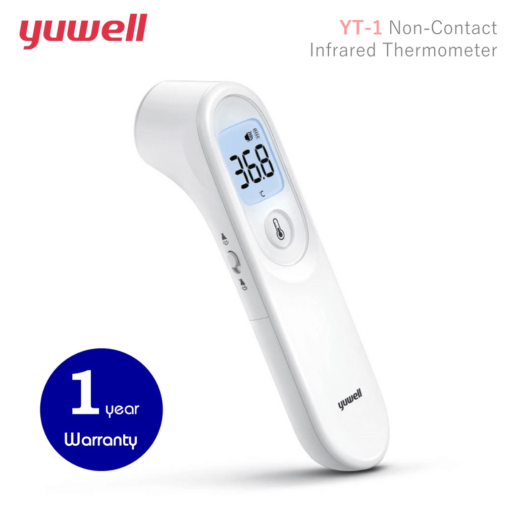 yuwell-ที่วัดไข้-เทอร์โมมิเตอร์วัดไข้ทางหน้าผาก-อินฟราเรด-infrared-thermometer-รุ่น-yuwell-yt-1