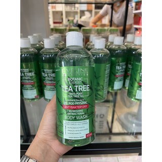 Eveline Cosmetics - BOTANIC EXPERT TEA TREE - BODY WASH - Refreshing shower gel - Antibacterial - 400 ml.