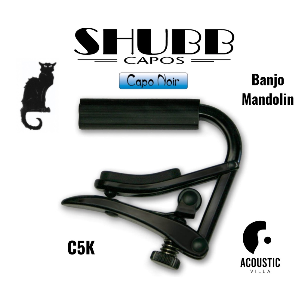 shubb-c5k-capo-noir-for-banjo-mandolin-or-bouzouki-black