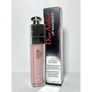 DIOR ADDICT LIP MAXIMIZER BACKSTAGE PROS 001 HYALURONIC LIP PLUMPER 6 ML.