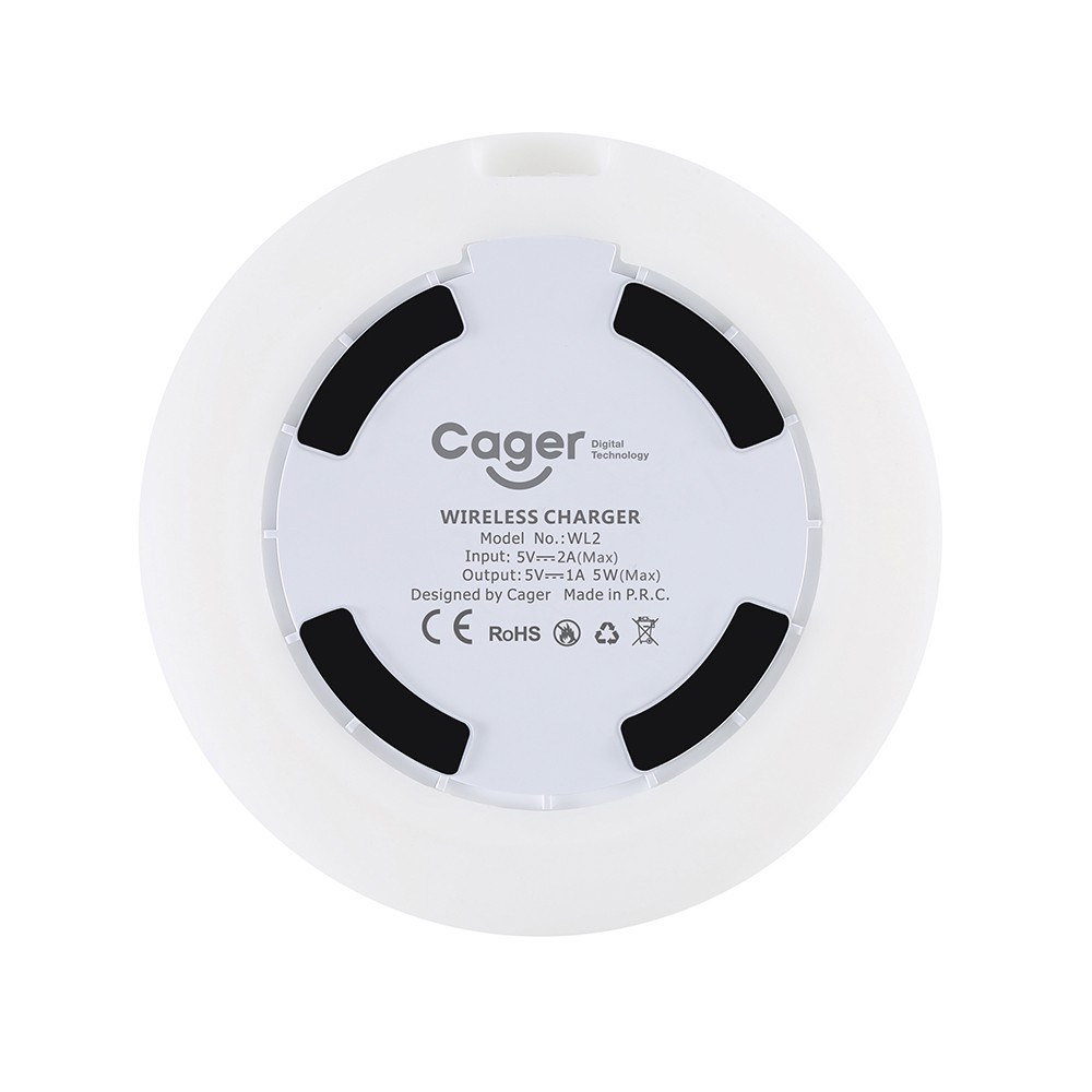 cager-แท่นชาร์จไร้สาย-wl2-wireless-charger-white