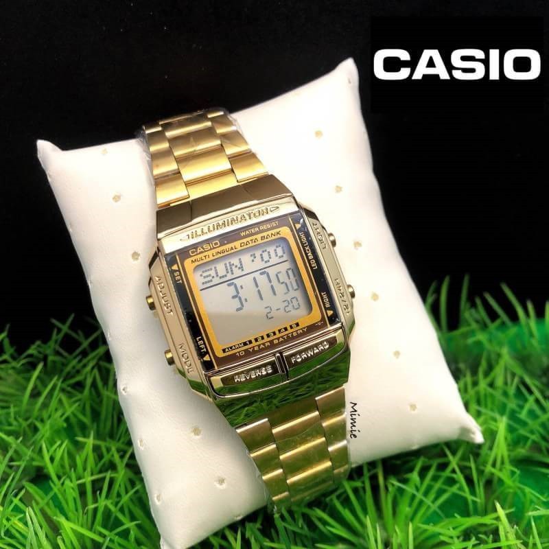 นาฬิกา-casio-mirror-สายเลสเลื่อนล้อค