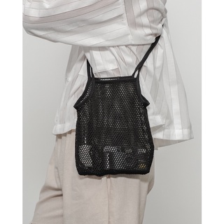 SS22/13 Petite Net Bag in Black | กระเป๋าผ้าตาข่าย สไตล์ซัมเมอร์ สีดำ
