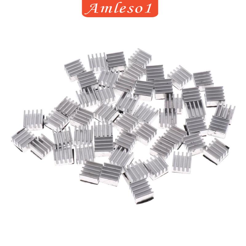 amleso1-ฮีทซิงค์ระบายความร้อน-อลูมิเนียม-ขนาดเล็ก-8-8x8-8x5-มม-สีเงิน-50-ชิ้น